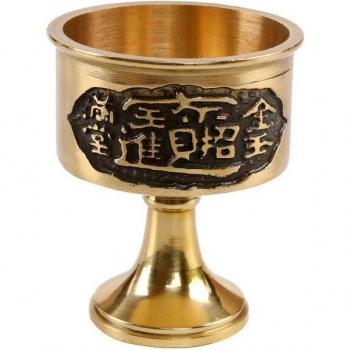 Buddhist Temple Copper Wine Glasses