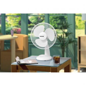CoolBlast 12 Oscillating Desk Fan (FREE 3 YEAR GUARANTEE)