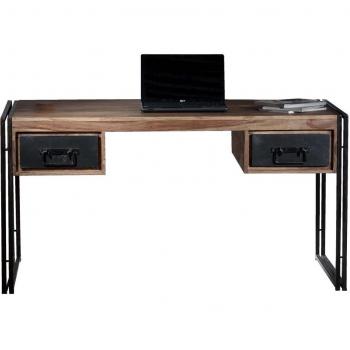 Möbelstück Panama Shesham – schweres Altmetall‑Finish, 150 x 80 x 76 cm