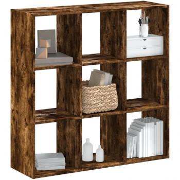 Mueble de Almacenaje Roble Ahumado 102x32x102 cm