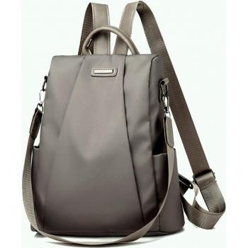 Mochila de viaje negra para mujer
