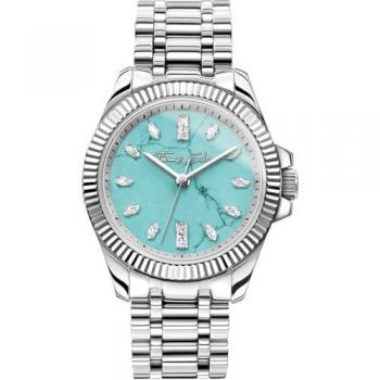 Stainless Steel Turquoise Aura 33mm Watch by Thomas Sabo – WA0435-201-209