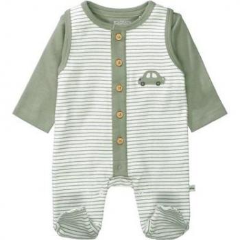 Maglia e tutina a righe offwhite Staccato