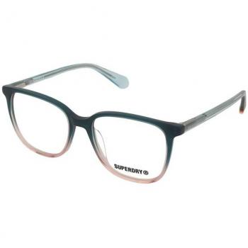 Superdry SDO 3023 107 – Grünes Damen‑Glas, quadratischer Stil (51 mm)