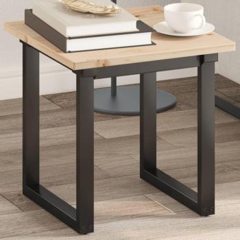 Tablero de mesa cuadrado de pino macizo 40x40x1,7 cm