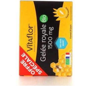 Vitaflor Jalea Real 1500mg en 20 ampollas de 10ml