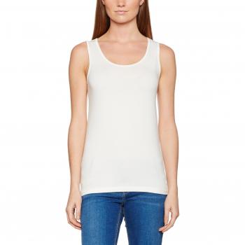 TOM TAILOR Damen Whisper White Basic Top, XXXL