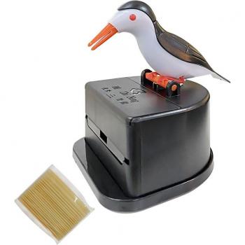 Distributeur de cure-dents oiseau