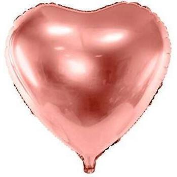 Roségold Herzballon 61cm