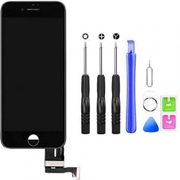 Schwarzes iPhone 8 Hoonyer Display‑Kits: LCD Touchscreen, Digitizer & Werkzeuge