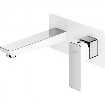 Mitigeur encastre Omnires Parma 2 trous PM7415CRB blanc chrome
