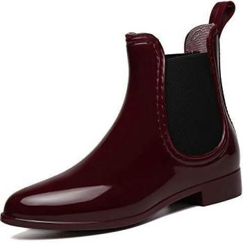 Stivaletti Chelsea Pioggia Rosso Saguaro Donna