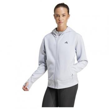 Sweat à capuche femme adidas – Blanc Pur, Taille L