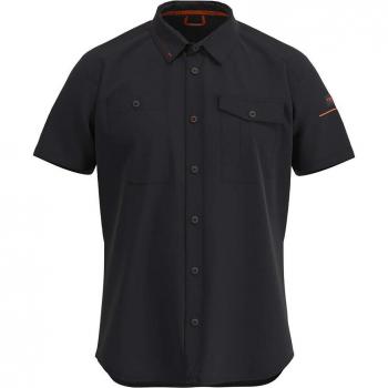 Camisa Ega S/S negra para trabajo de hombre