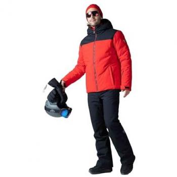 Chaqueta de esquí Rossignol Siz para hombre, impermeable y transpirable, color rojo, talla M