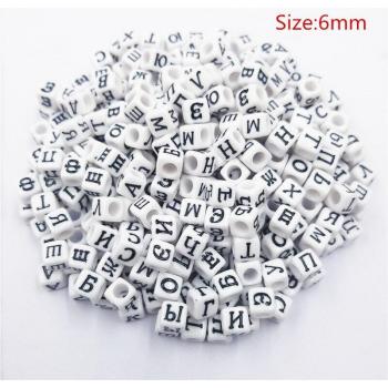 100 Pcs Acrylic Loose Beads