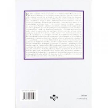 Dirección y gestión de recursos humanos en las Administraciones Públicas (Tapa blanda).