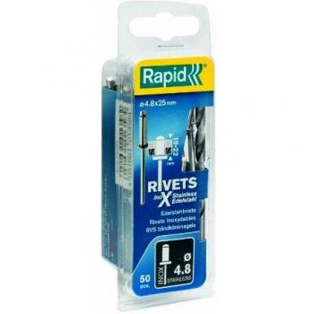 Stainless Steel Pop Rivets 4.8mm 25mm Pack of 50