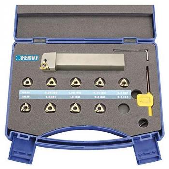Herramientas para Torno Fervi KISER25 Rosca Exterior 25 mm