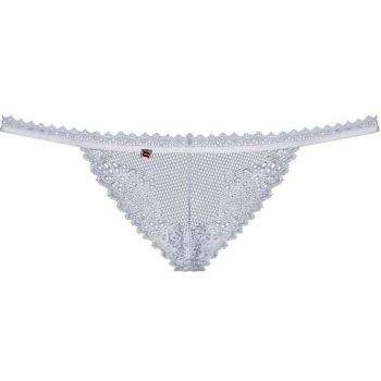 Weißer Albastra Tanga – Sexy Dessous – Marke Obsessive