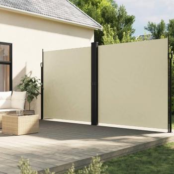 200x1200 cm Retractable Side Awning Cream