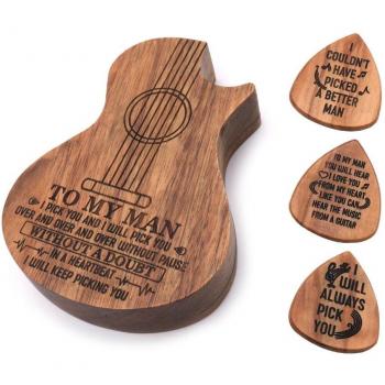 Púas de madera para instrumentos musicales