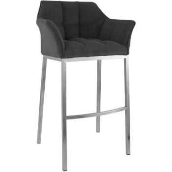 Bar Stile Damaso Cord Quattro Gambe Acciaio Inox