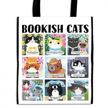 Bookish Cats Reusable Shopping Bag