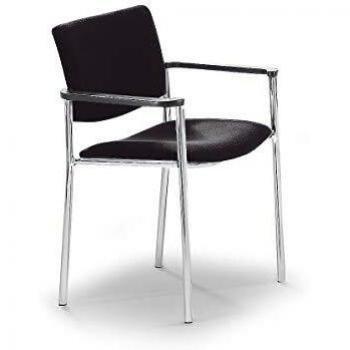 Chaise rembourrée pour visiteurs