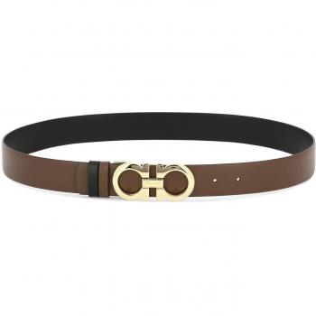 Salvatore Ferragamo Women's Leather Gancini Belt