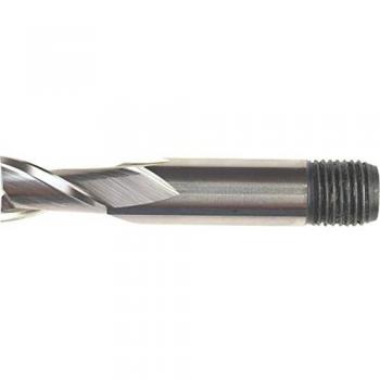 Sherwood 10.5 mm HSS Slot Drill, Two-Flute Short Series Threaded Shank