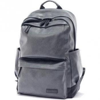 Sac à dos élégant en cuir PU noir pour hommes