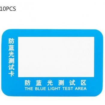 Blue Light Filter Test Cards