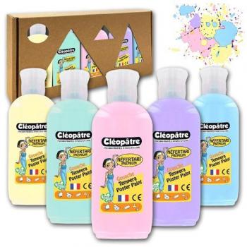 Set de Pintura Neón Brillantina Cléopâtre 5 Botes 100ml