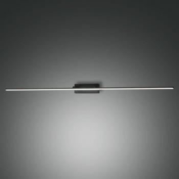 Fabas Luce Nala LED Mirror Light, 110 cm, Black Metal