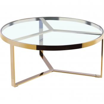Leonique Couchtisch »Palmer«, Runder Tisch mit edlem Design