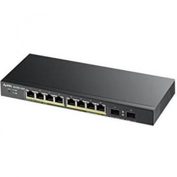 Zyxel GS1900-10HP 8-Port GbE PoE Smart Managed Switch with 2 SFP Ports