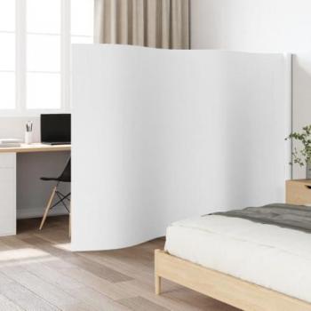 Écran de séparation bureau en bambou blanc 165×400 cm – VidaXL 377003