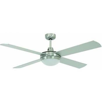 Lucci Air Ventilateur de plafond en aluminium brossé chromé 60W Ø 121cm