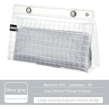 Kokuyo PIIIP Bleistiftbox mit Magnetverschluss, große Öffnung, wasserdichtes PP-Material