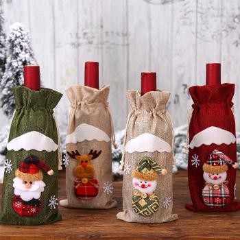 Snowman Champagne Bottle Bag