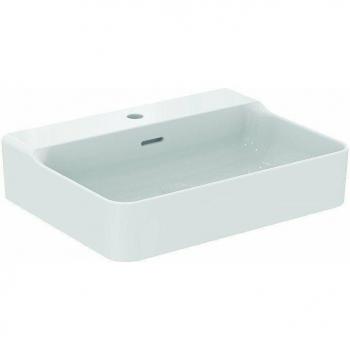 Ideal Standard Waschtisch 60 cm, geschliffen, mit Überlauf, weiß