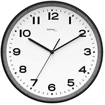 Techno Line WT 8500-3 Analoge Wanduhr Schwarz, 30 cm