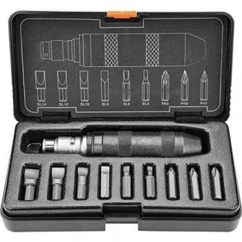 Trapano professionale a mano con 11 pezzi, 12,7 mm