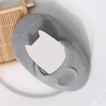 Soft Cotton Kids' Floor Socks – Baby Boat Pattern