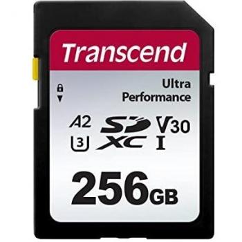 SDXC 256 Go Transcend 340S – Classe vidéo V30, A2