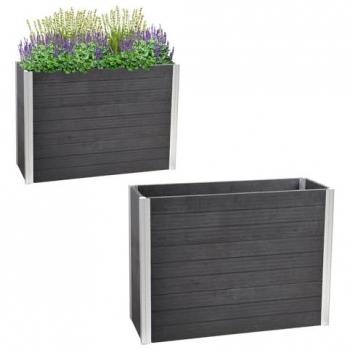 Langer Pflanzkasten Holzdesign