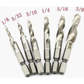 HSS4341 6-Piece Screw Tap and Drill Bit Kit