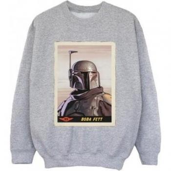 Star Wars Boys The Mandalorian Boba Fett Black Sweatshirt 12-13
