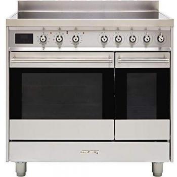 Smeg SY92IPX9 Symphony Stainless Steel Self Cleaning 90cm Electric Induction Range Cooker